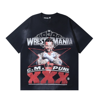 Hellstar T-shirt YL#6763 Black 02