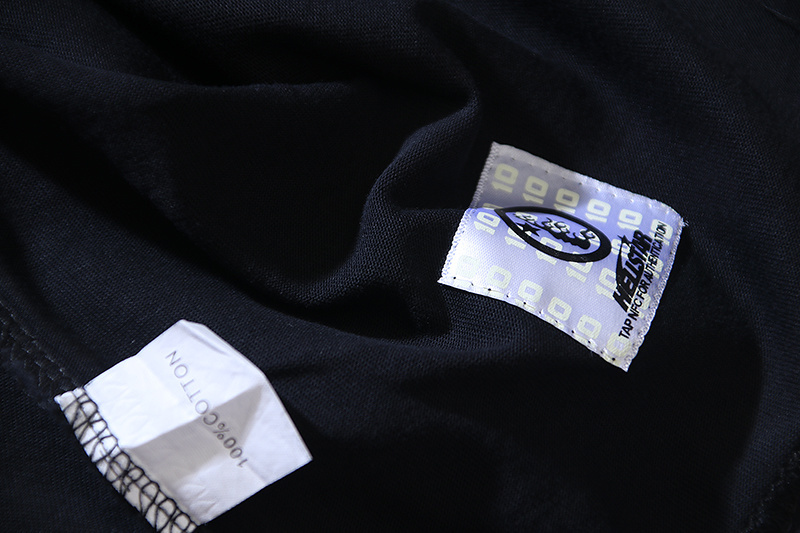 Hellstar T-shirt YL#6765 Embroidered Black