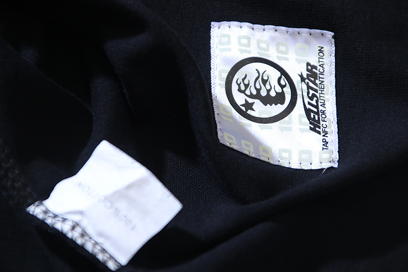 Hellstar T-shirt YL#6766 Black/Grey