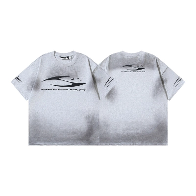 Hellstar T-shirt YL#6766 Black/Grey 02