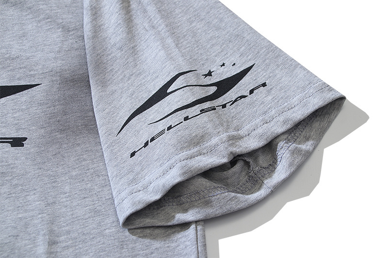 Hellstar T-shirt YL#6766 Black/Grey