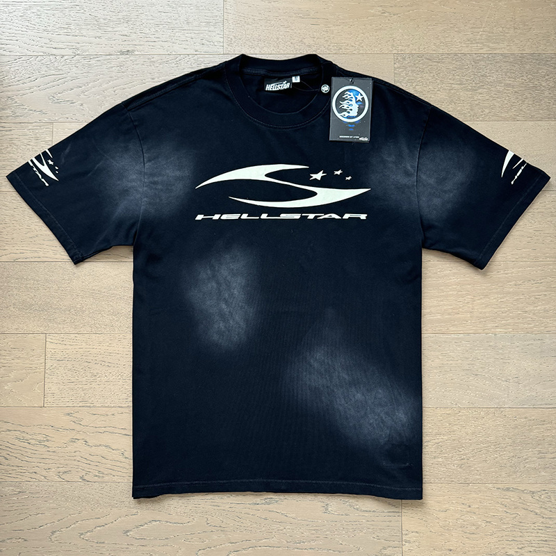Hellstar T-shirt YL#6766 Black/Grey