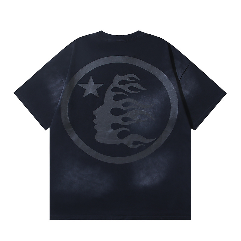 Hellstar T-shirt YL#6767 Embroidered Black