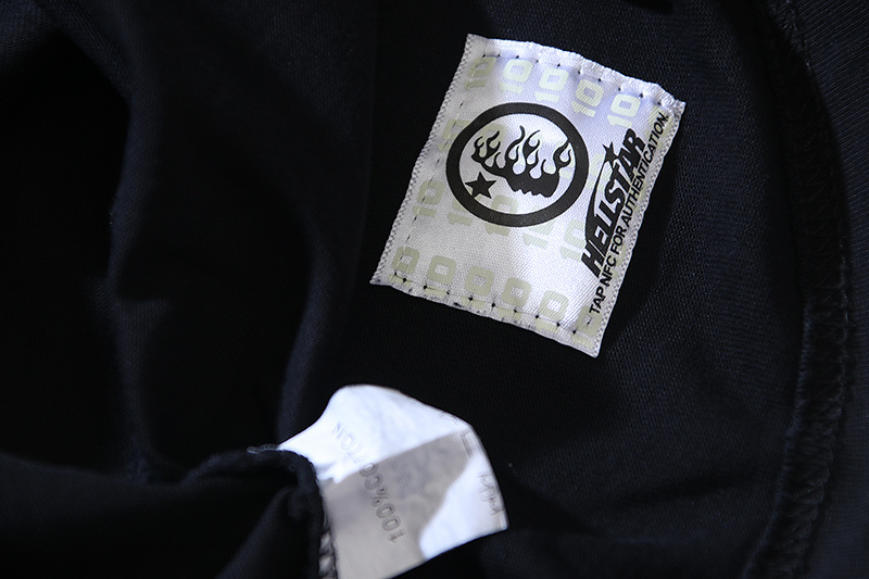 Hellstar T-shirt YL#6767 Embroidered Black