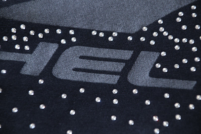 Hellstar T-shirt YL#6767 Embroidered Black