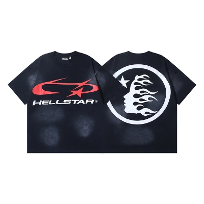 Hellstar T-shirt YL#6775 Black 01