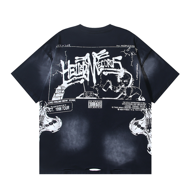Hellstar T-shirt YL#6779 Black