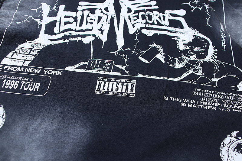 Hellstar T-shirt YL#6779 Black