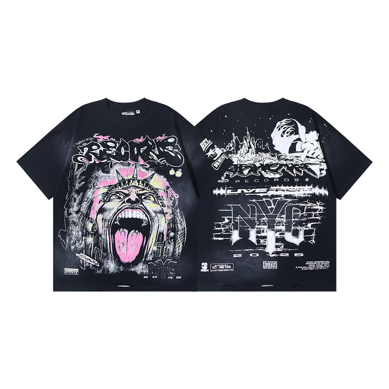 Hellstar T-shirt YL#6780 Black