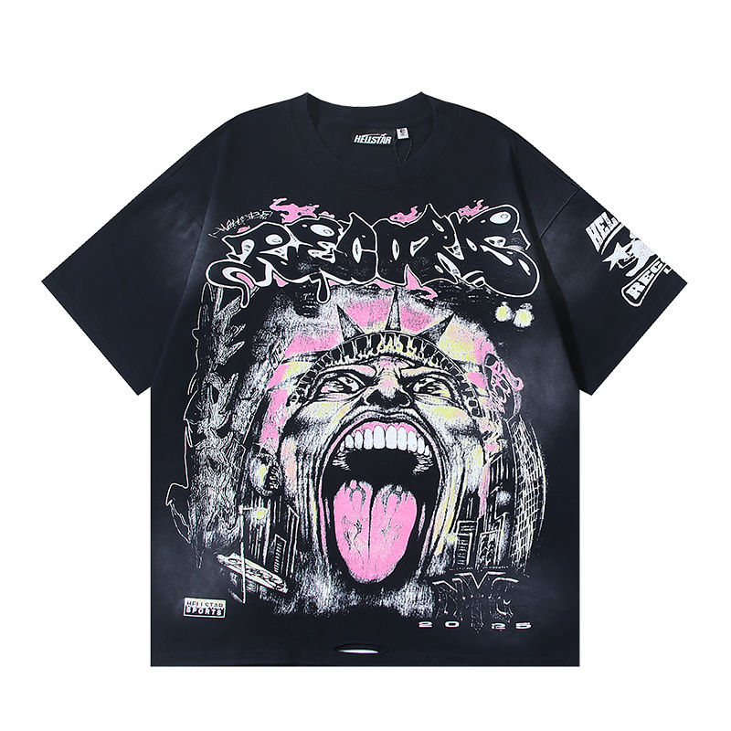 Hellstar T-shirt YL#6780 Black
