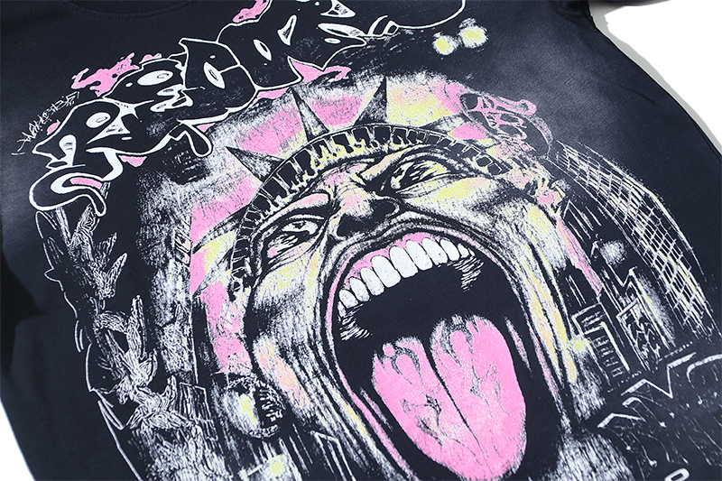 Hellstar T-shirt YL#6780 Black