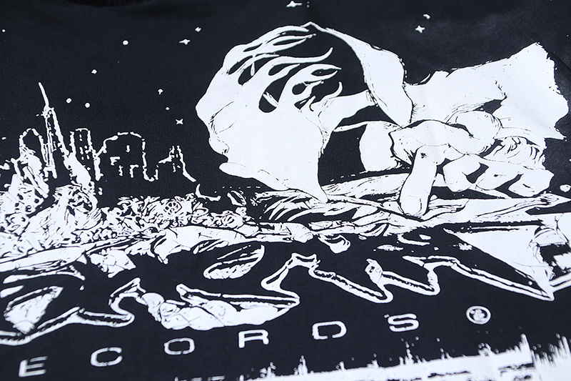 Hellstar T-shirt YL#6780 Black