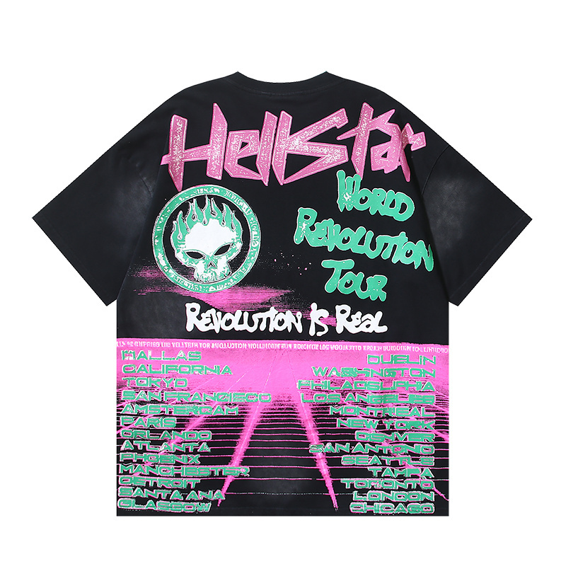 Hellstar T-shirt YL# 6708 Black