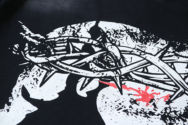 Hellstar T-shirt YL# 6710 Black