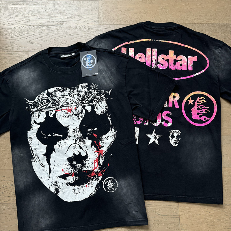 Hellstar T-shirt YL# 6710 Black