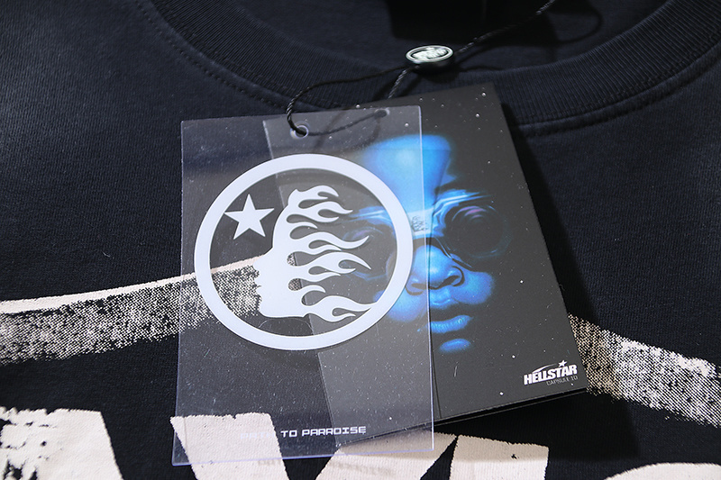 Hellstar T-shirt YL# 6711 Black