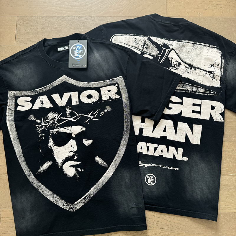 Hellstar T-shirt YL# 6711 Black