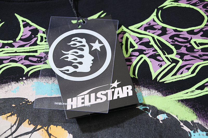 Hellstar T-shirt YL# 6712 Black