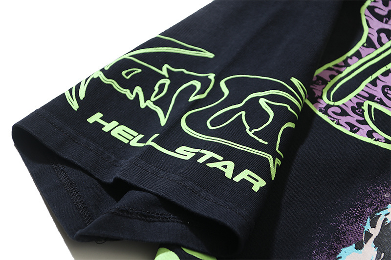 Hellstar T-shirt YL# 6712 Black