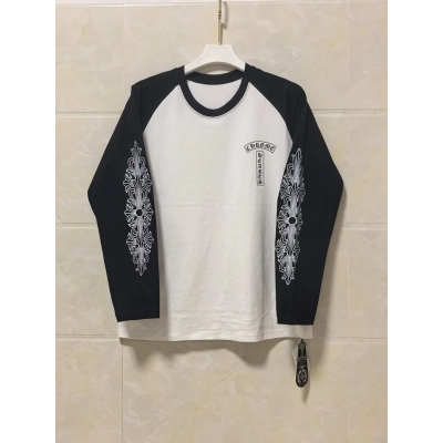 Chrome Hearts Crew Neck Long Sleeve YL#84 01