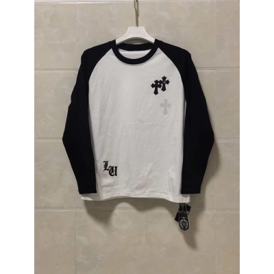 Chrome Hearts Crew Neck Long Sleeve YL#87 01