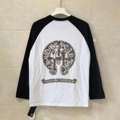 Chrome Hearts Crew Neck Long Sleeve YL#90 02