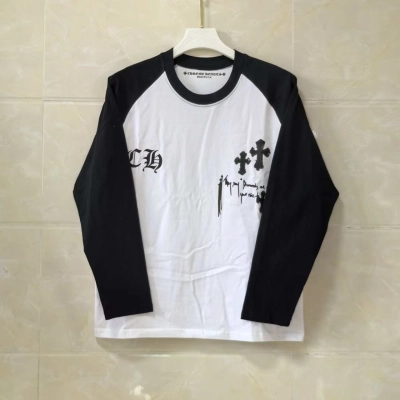 Chrome Hearts Crew Neck Long Sleeve YL#92 01
