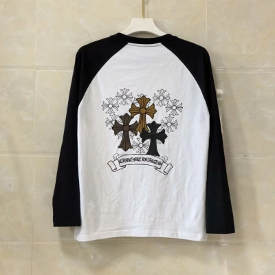 Chrome Hearts Crew Neck Long Sleeve YL#93 01
