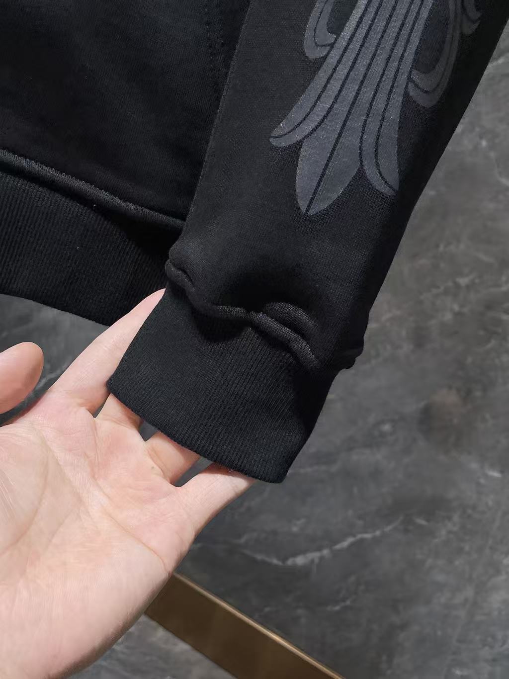 Chrome Hearts Hoodie YL#55 Black