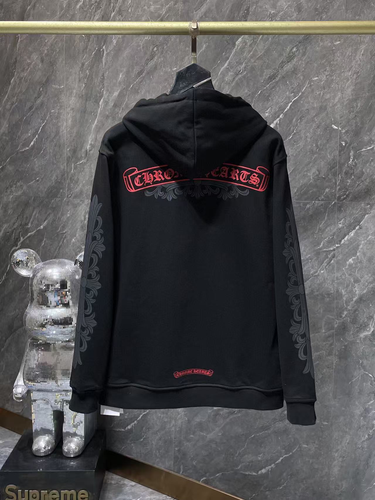 Chrome Hearts Hoodie YL#55 Black