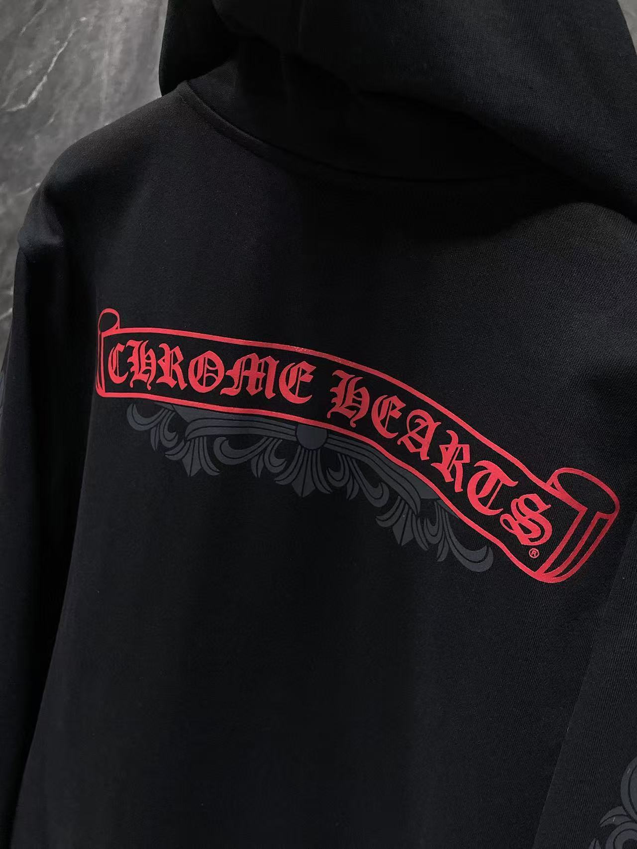 Chrome Hearts Hoodie YL#55 Black