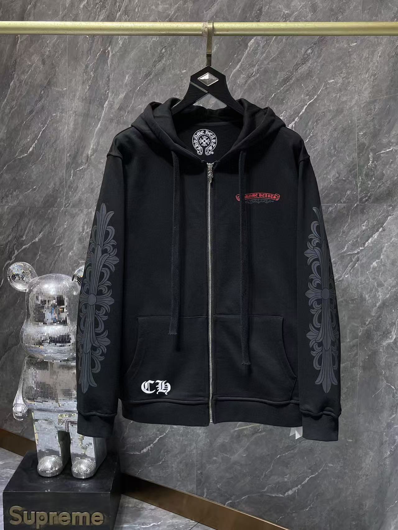 Chrome Hearts Hoodie YL#55 Black