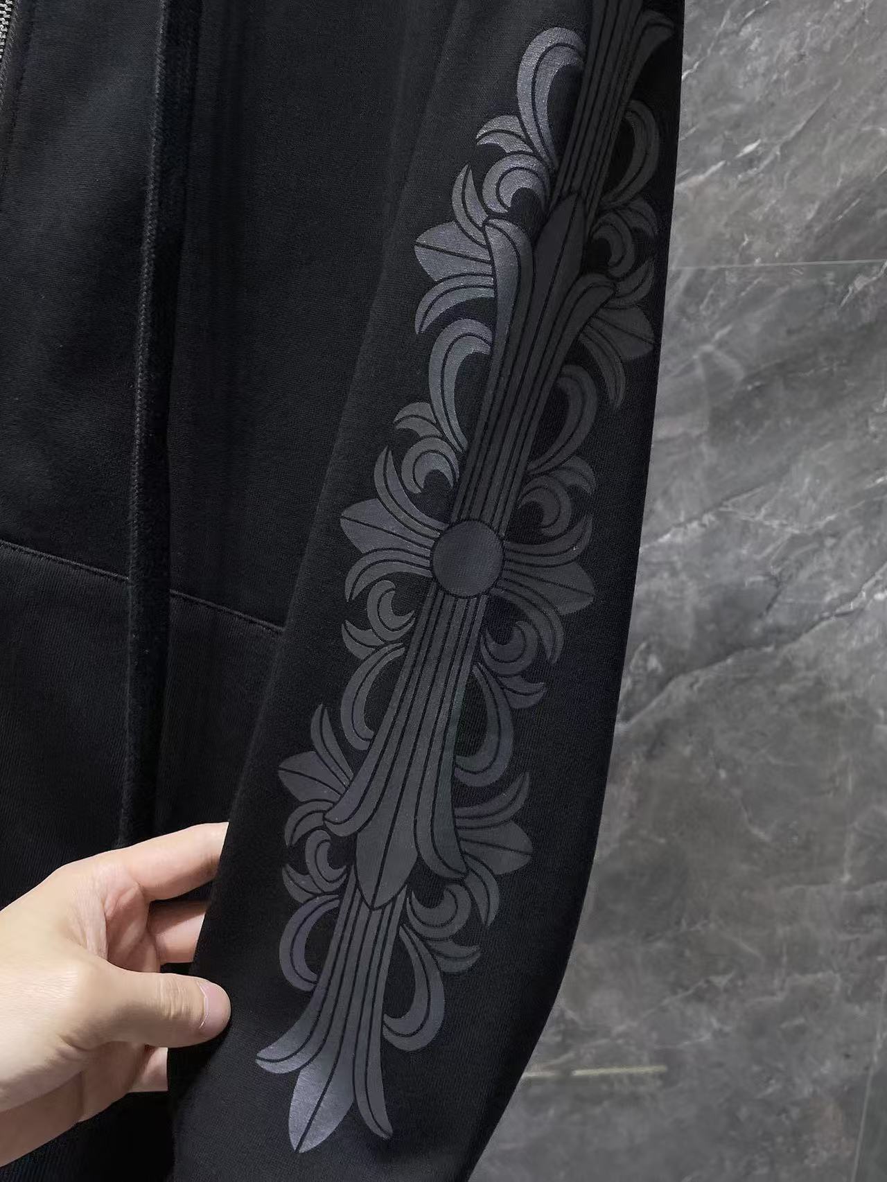 Chrome Hearts Hoodie YL#55 Black