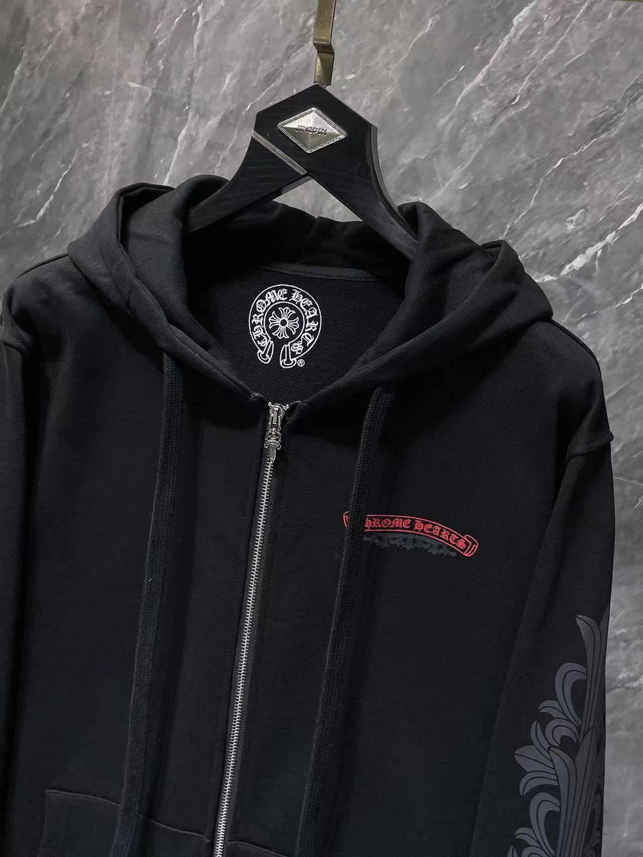 Chrome Hearts Hoodie YL#55 Black