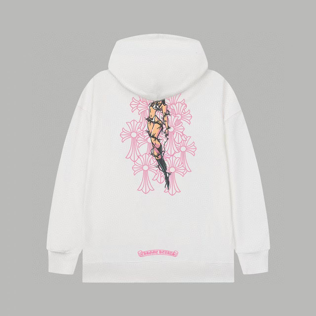 Chrome Hearts Hoodie YL#61 White