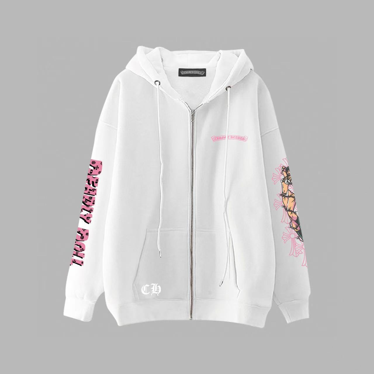 Chrome Hearts Hoodie YL#61 White