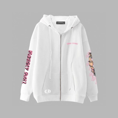 Chrome Hearts Hoodie YL#61 White 02