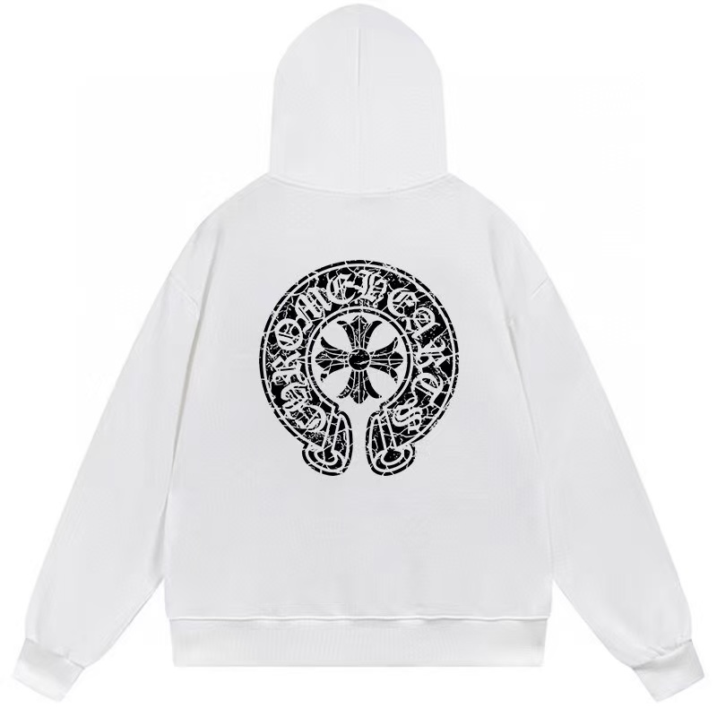 Chrome Hearts Hoodie YL#62 Black/White