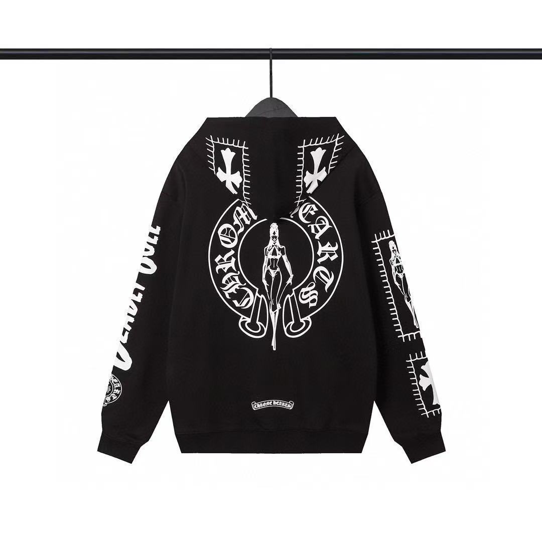Chrome Hearts Hoodie YL#71 Black