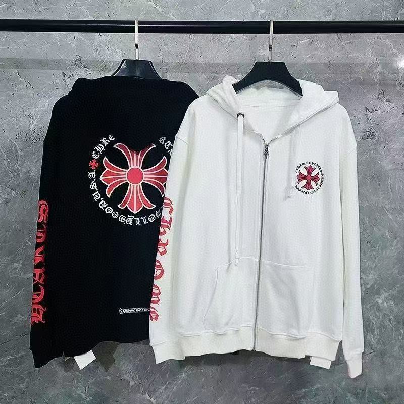 Chrome Hearts Hoodie YL#72 Black/White