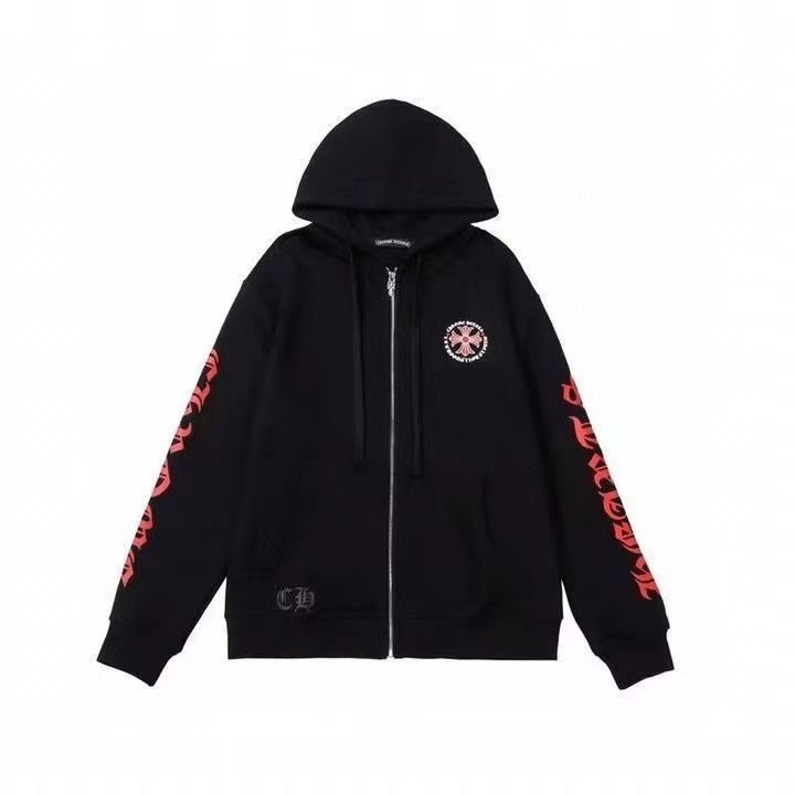 Chrome Hearts Hoodie YL#72 Black/White