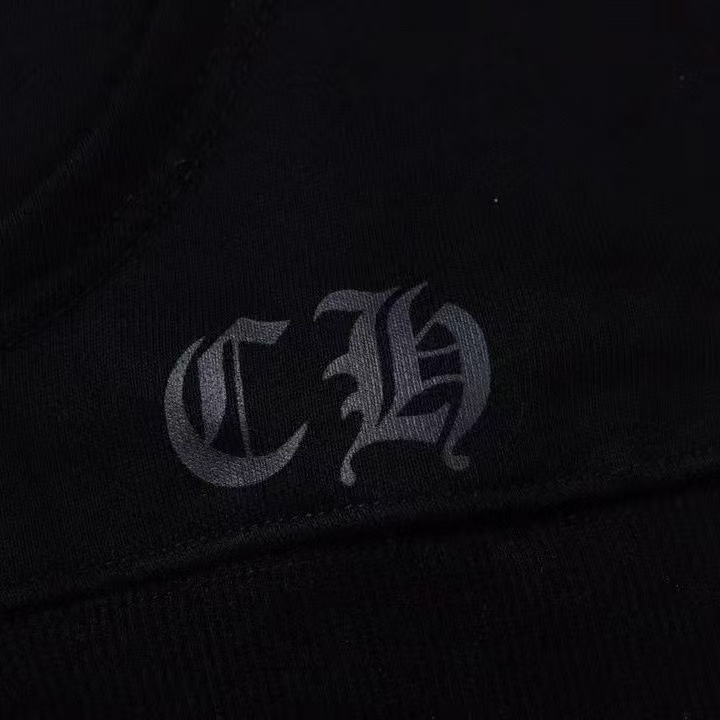 Chrome Hearts Hoodie YL#72 Black/White