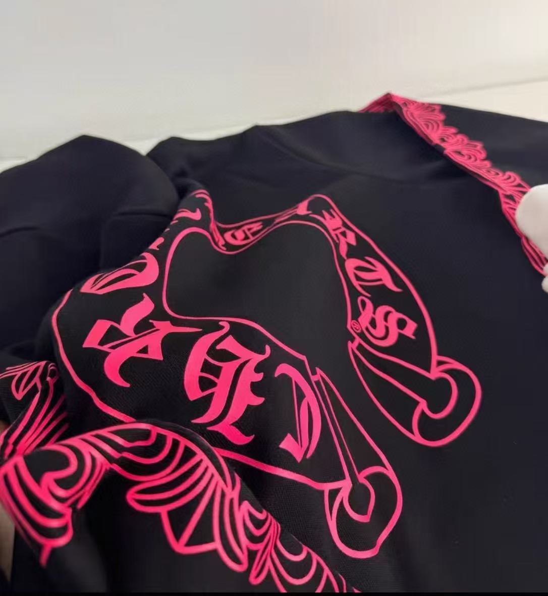 Chrome Hearts Hoodie YL#78 Black/White