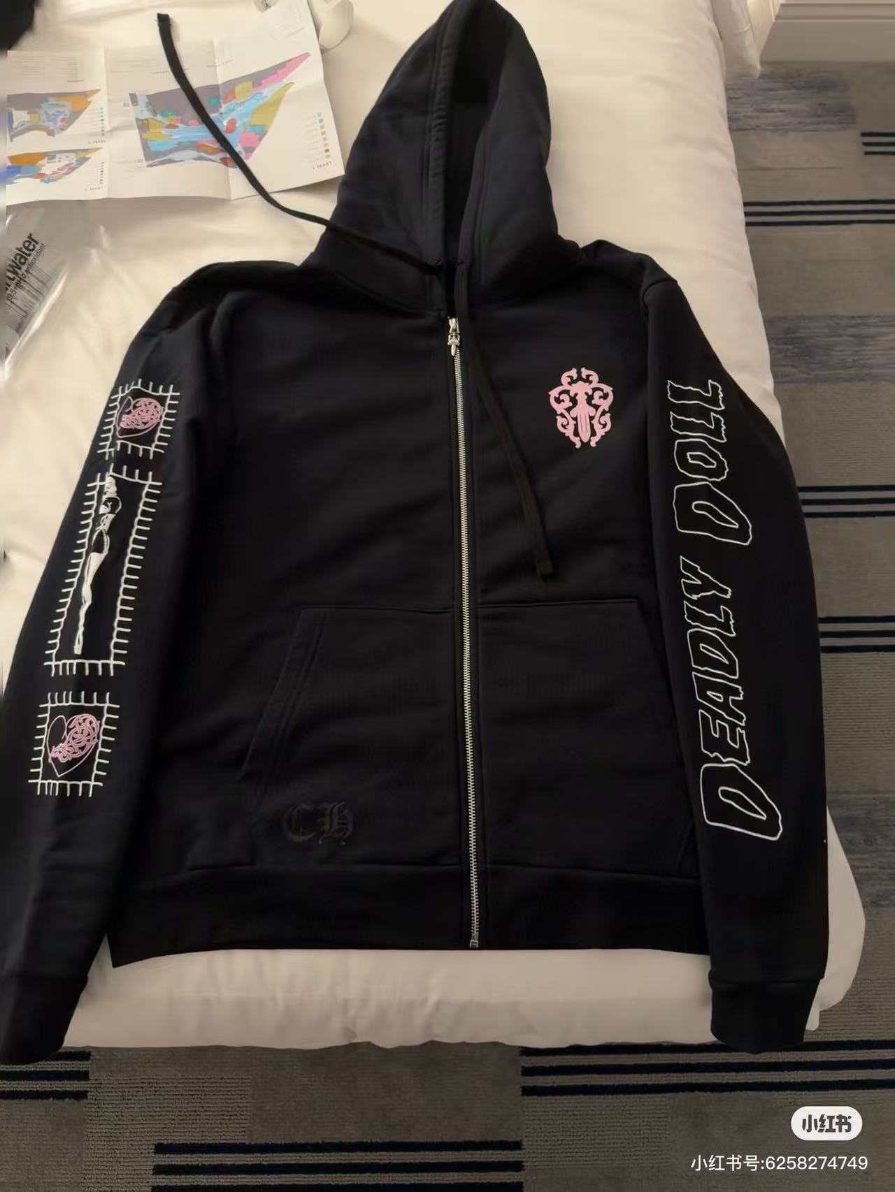 Chrome Hearts Hoodie YL#80 Black