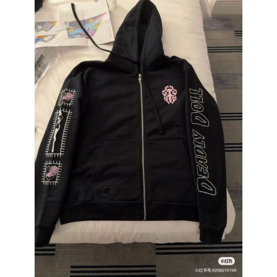Chrome Hearts Hoodie YL#80 Black 02