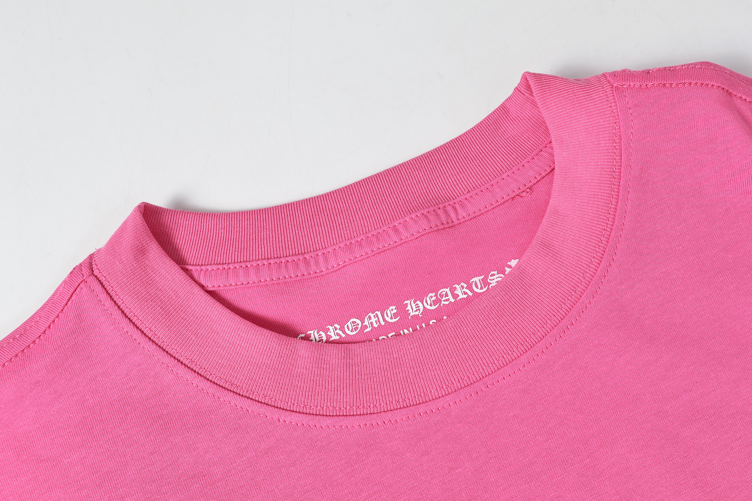 Chrome Hearts T-shirt YL#2213 Rose Pink