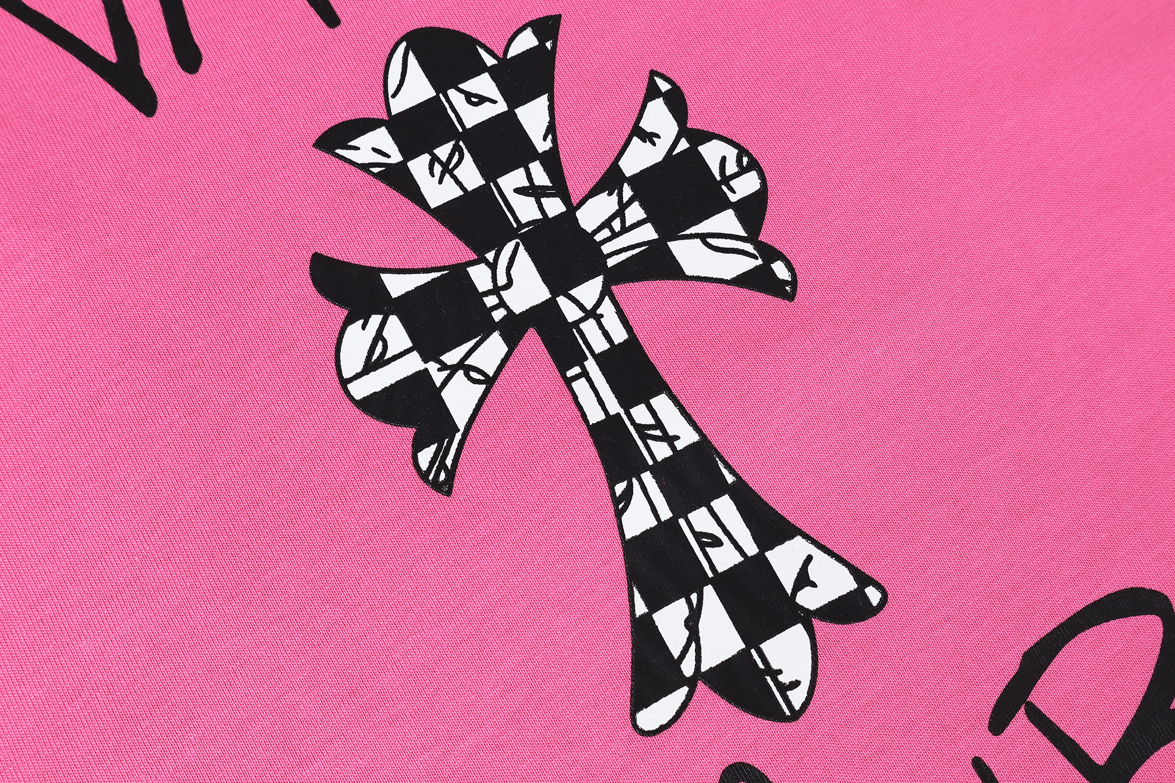 Chrome Hearts T-shirt YL#2213 Rose Pink