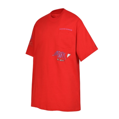Chrome Hearts T-shirt YL#2218 Red 02