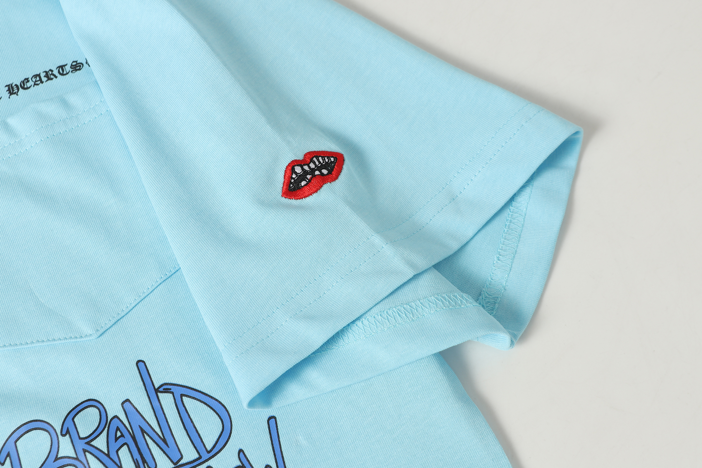 Chrome Hearts T-shirt YL#2220 Lake Blue