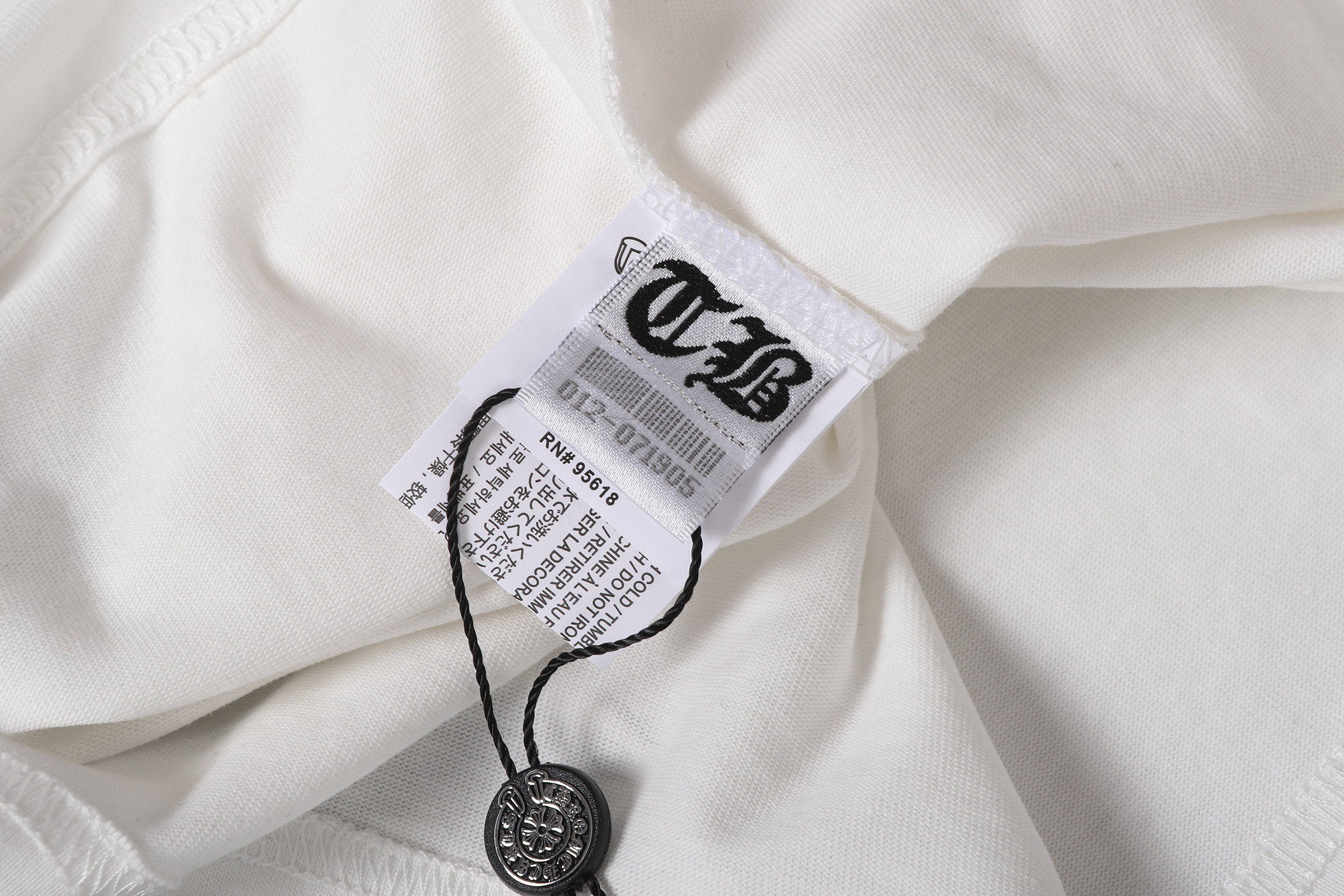 Chrome Hearts T-shirt YL#2234 Black/White